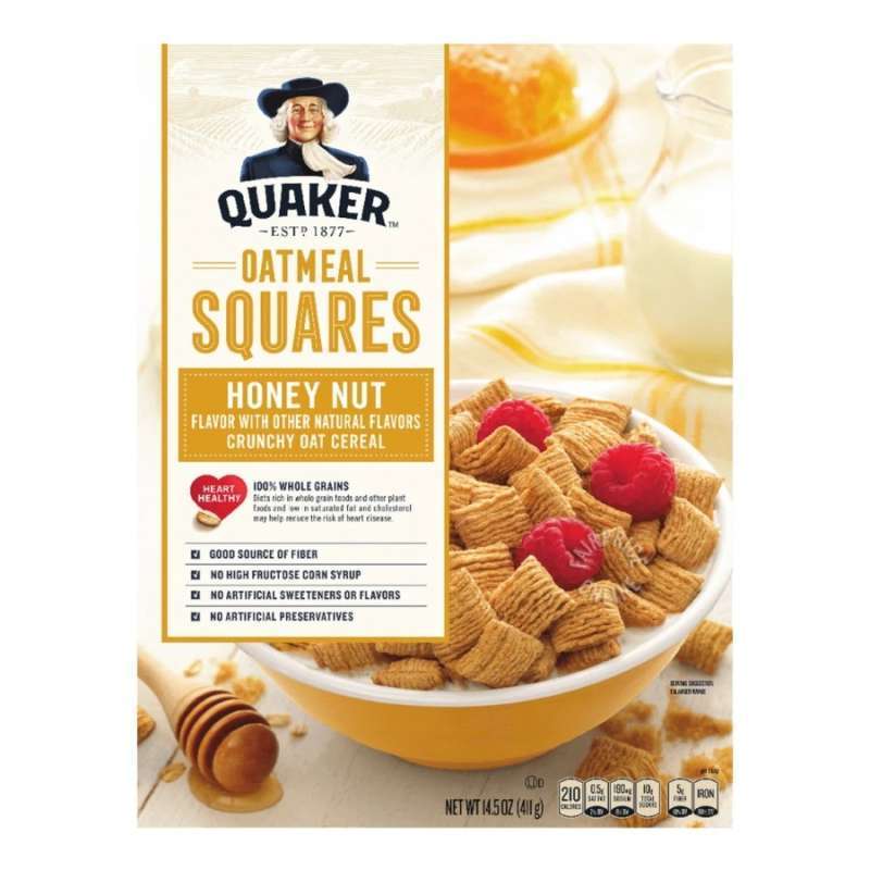 Jual Quaker Oatmeal Squares Cereal Honey Nut di Seller Gunung Mas