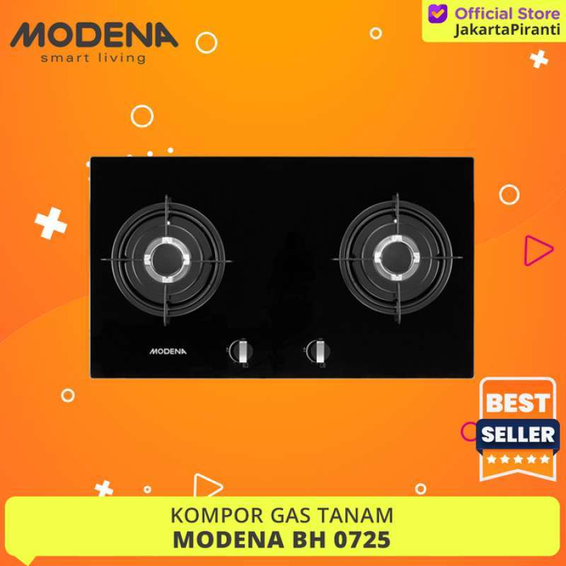 Promo Modena Liscio Bh 0725 - Kompor Tanam Built-In Hob Gas 70 Cm, 2
