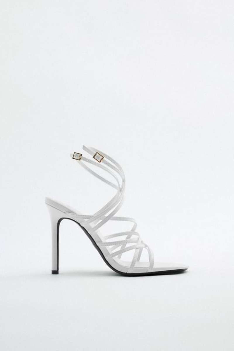 Jual ZARA ORIGINAL LEATHER HIGHHEEL SANDALS di Seller snomil.id