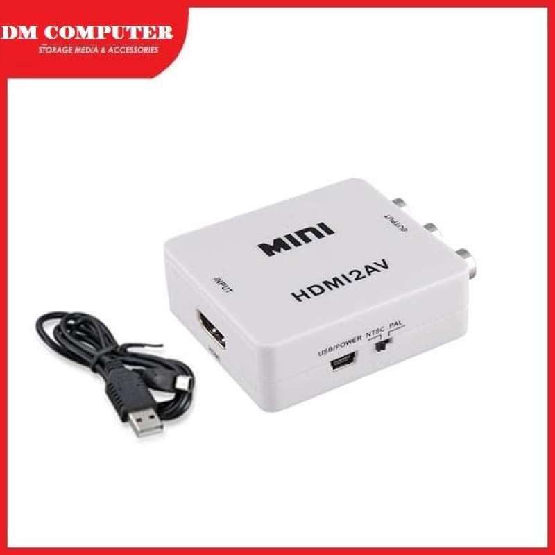 Promo Mini Hdmi To Av Converter Box (Support Dvr) Diskon 1 di Seller