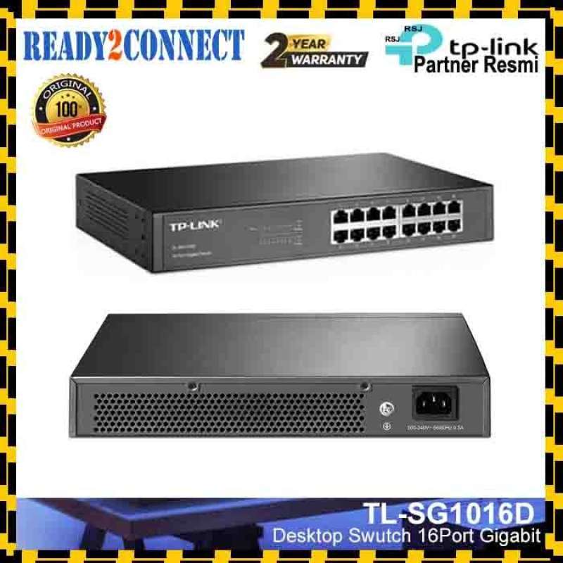 Jual TP-Link TL-SG1016D 16-Port Gigabit Desktop/Rackmount Switch di ...