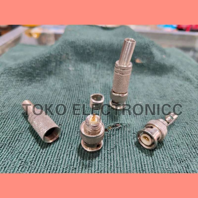 Jual Jack Bnc Main Solder Untuk Cctv (bnc Connector) Di Seller Toko