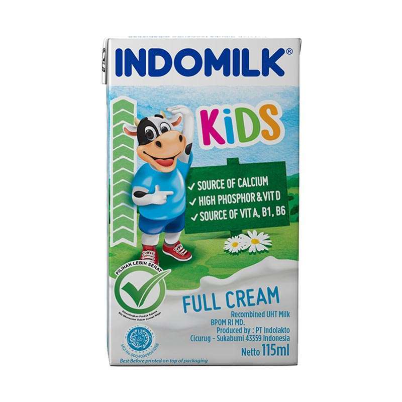 Promo Indomilk Full Cream Plain Susu Uht [115 Ml] Diskon 21% Di Seller ...