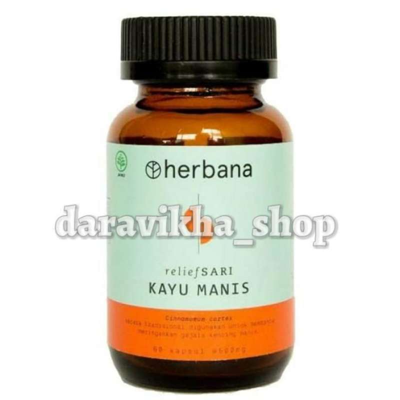 Jual Herbana Kayu Manis 60 Kapsul di Seller Sarua