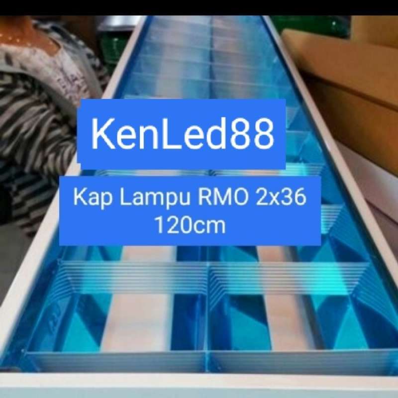 Jual Kap Lampu Rmo 2X36/2X16 Housing Tl Neon Led Outbow 120Cm 2Lampu di ...