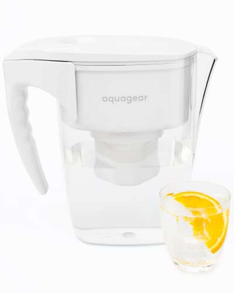 Promo Aquagear Water Filter Pitcher Lead, Chlorine, PFOA/PFOS