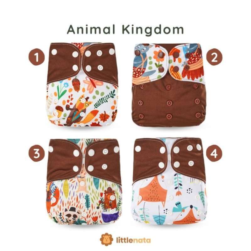 Promo Clodi Popok Kain Suede- Suede Pocket Diaper LITTLE NATA-Animal
