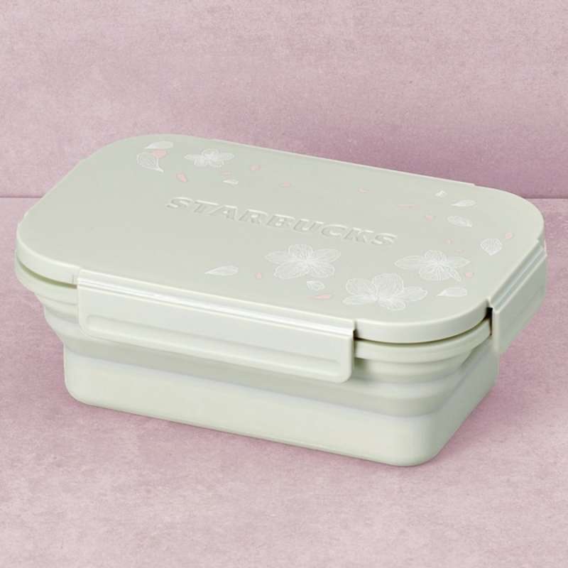 Jual Starbucks Lunch Box White Cherry Blossom Collapsible Di Seller
