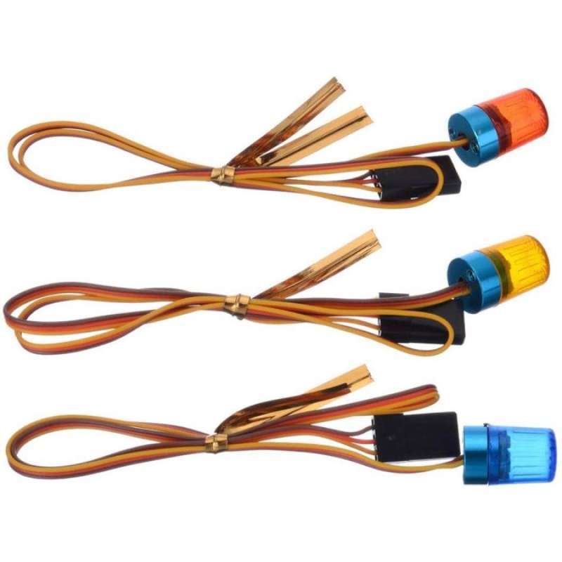Feu Clignotant Rotatif LED Rouge AUSTAR AX-511R - Ultra Lumineux - Pour Voiture RC Ou Modélisme