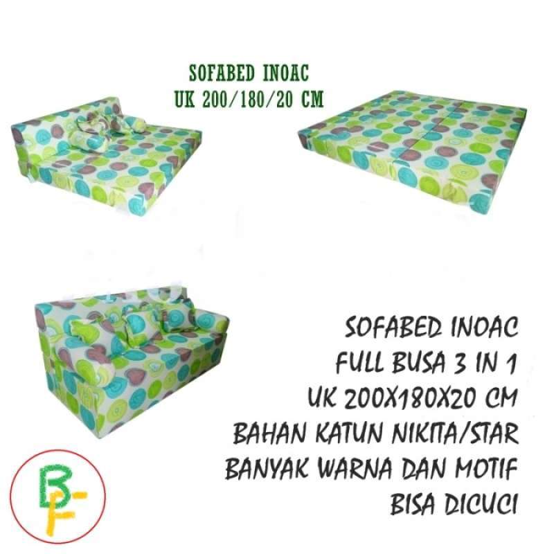 Promo Sofa Bed Inoac No 1 Ukuran 200 X 180 X 20 Cm Diskon 12 di Seller