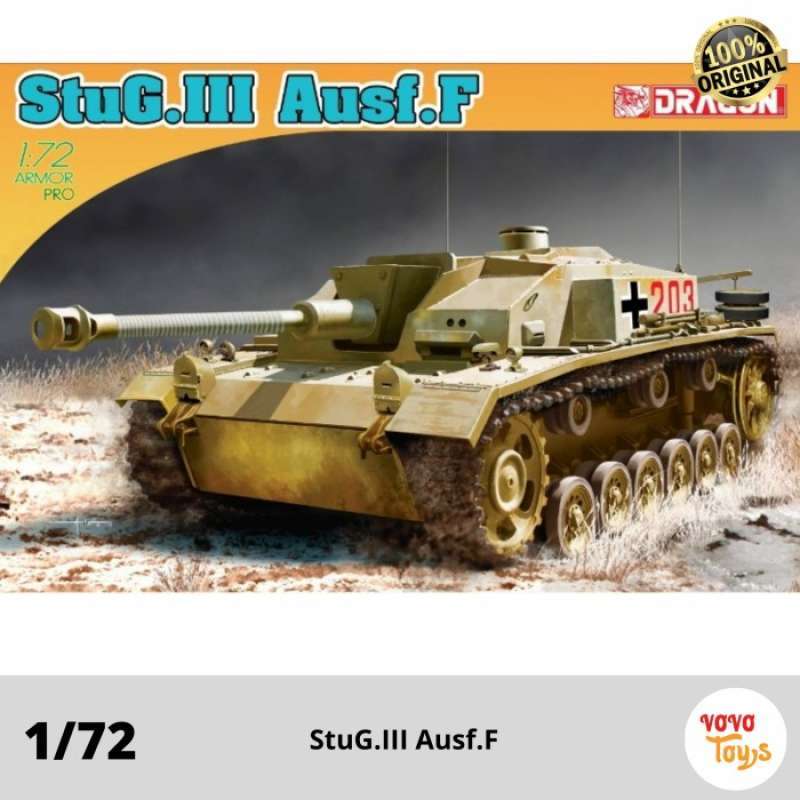 Jual Model Kits Tank Stug.Iii Ausf.F By Dragon 1/72 di Seller DENTA