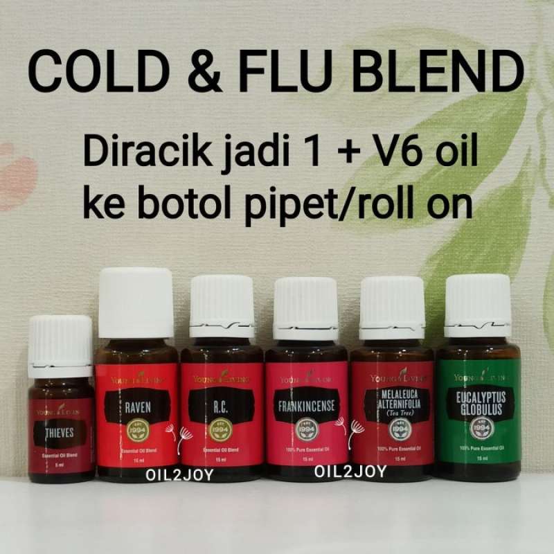 Promo Cold Flu Cough Rc Raven Lemon Eucalyptus Yl Essential Oil 5Ml