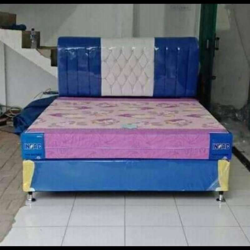 Jual springbad inoac dipan kombinasi/ kasur spring bed inoac garansi 5