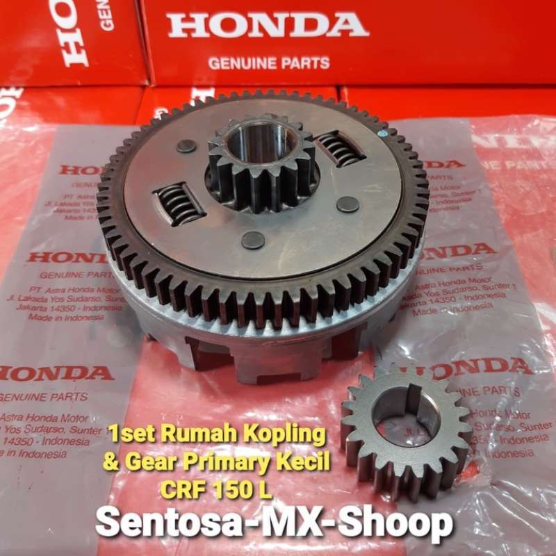 Jual PAKETAN 1SET GEAR PRIMARY & RUMAH KOPLING CRF 150 L / VERZA / MEGA