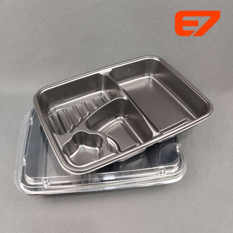 Jual Bento Tray Hips 234 S'4 Lunch Box Takeaway Kotak Makan (400Pcs/Dus