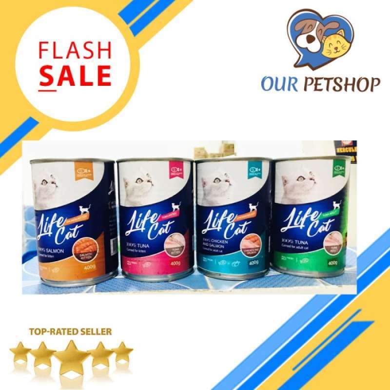 Jual Makanan Kucing Life Cat Wet Food Kaleng 400 Gr Perbox Isi 24 Pcs jual-makanan-kucing-life-cat-wet-food-kaleng-400-gr-perbox-isi-24-pcs