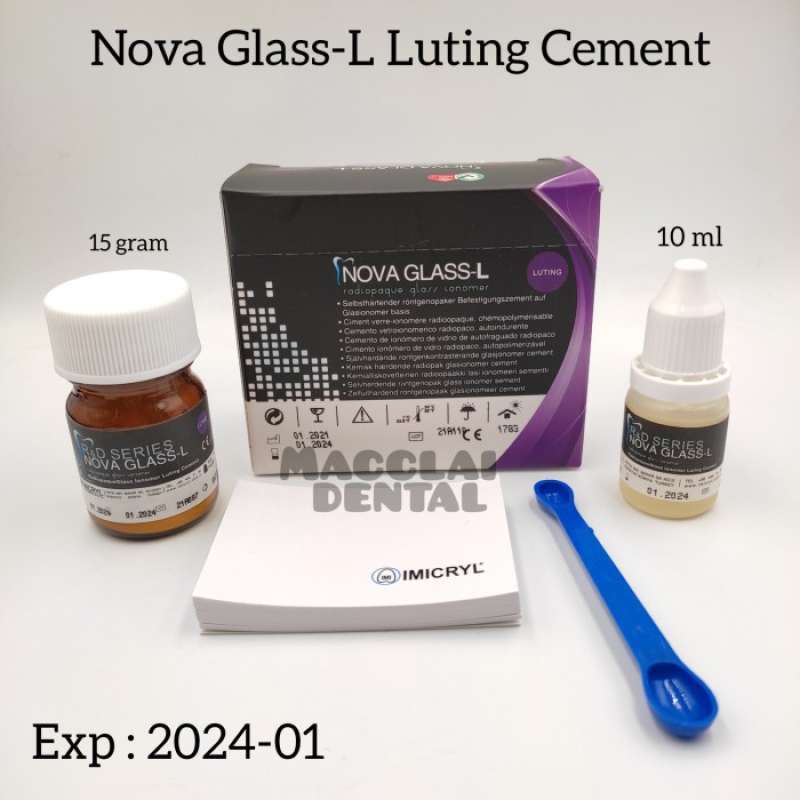 Jual Nova GlassL Gic Glass Ionomer Luting Cement / Similar Fuji 1 di