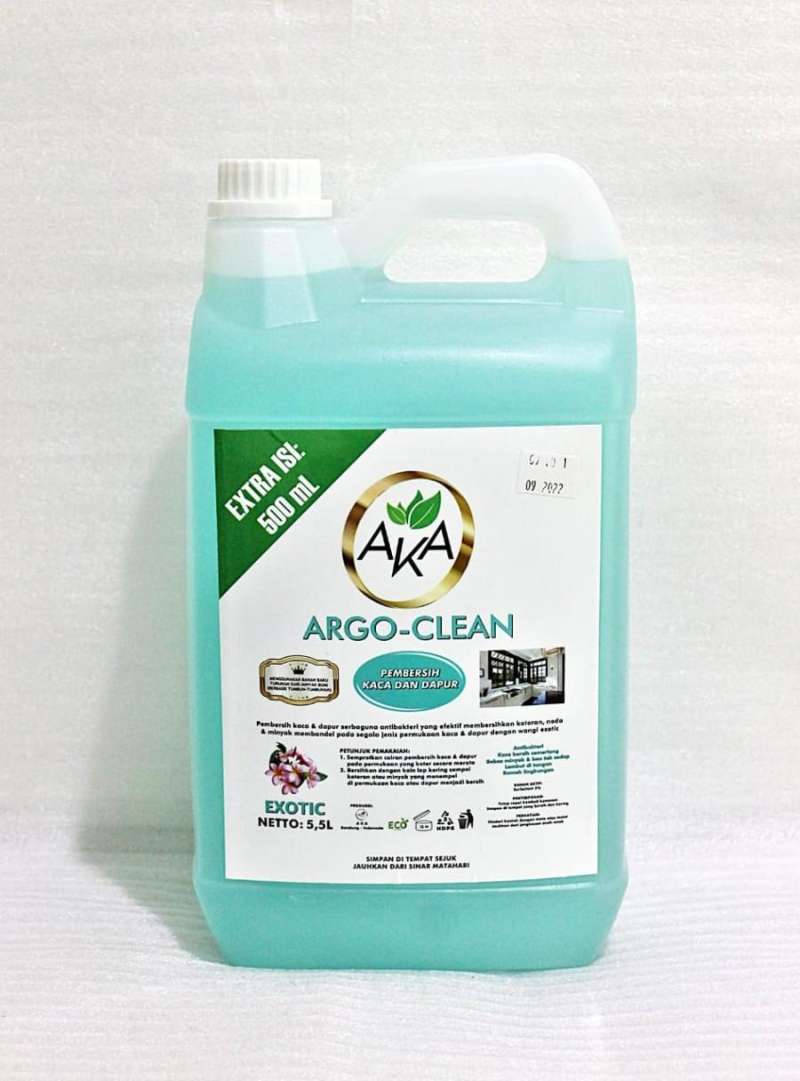 Jual AKA PREMIUM ARGOCLEAN Pembersih Kaca Dan Dapur 5L di Seller