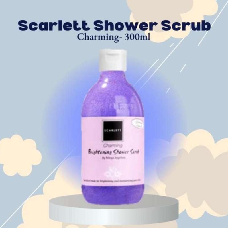 Jual SCARLETT Brightening Shower Scrub Charming 300ml Original di