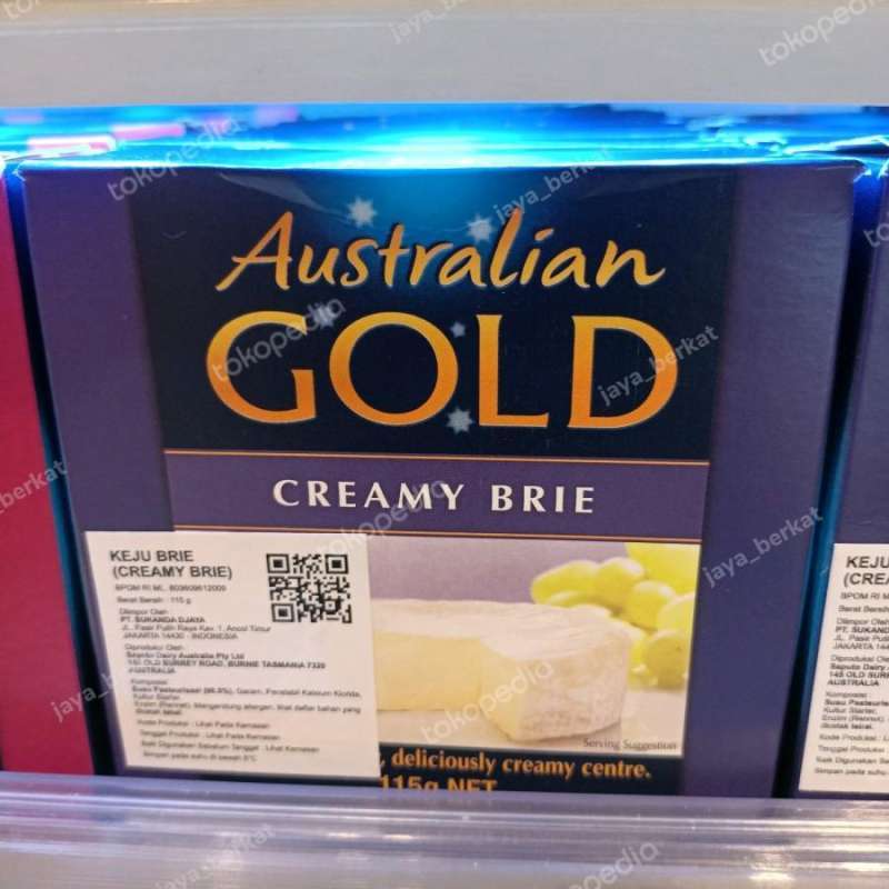 Jual Australian Gold Creamy Brie Cheese 115Gr di Seller jaya_berkat Parung Serab, Kota