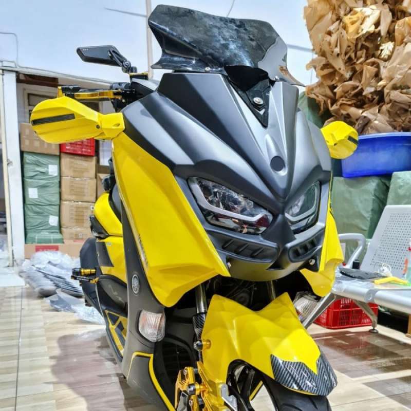 Jual tameng MHR Yamaha all new nmax plus windshield dan spion lipat pnp