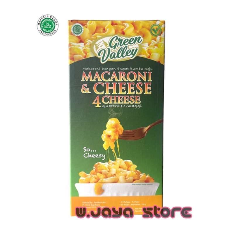 Jual Green Valley Macaroni & Cheese (4Cheese) Quattro Formaggi 170g di