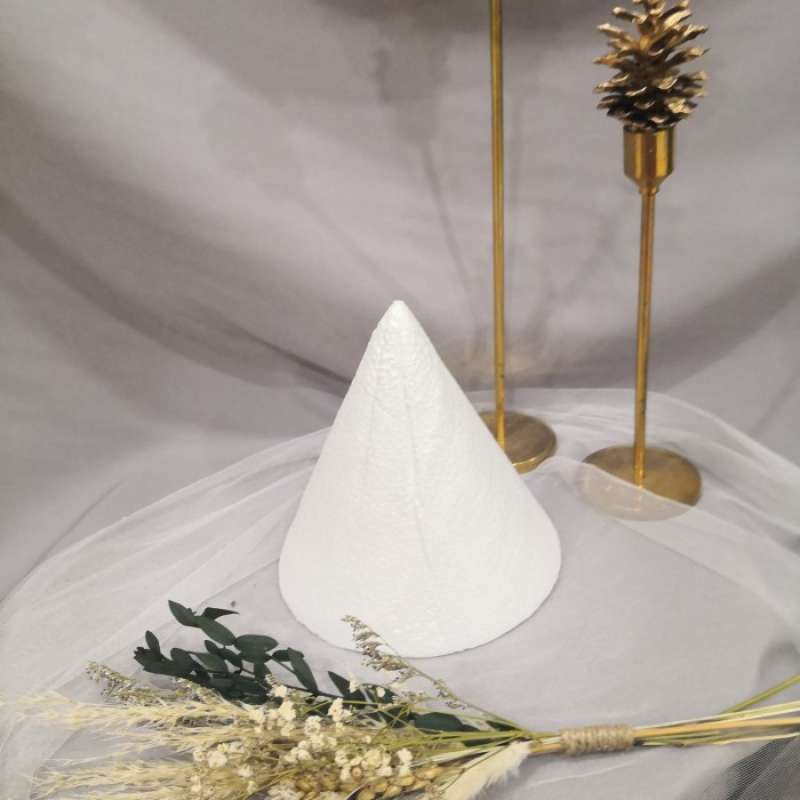 Jual KERUCUT T15 D 15 CONE DUMMY CAKE STYROFOAM /GABUS /STEROFOAM di