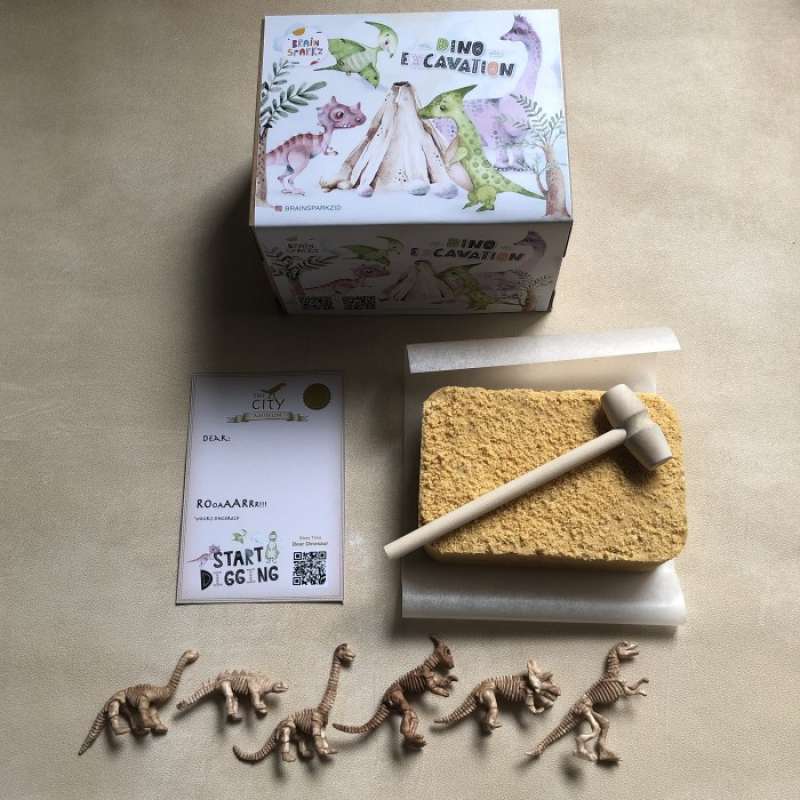 KidzLabs Dig A Pteranodon Skeleton Kit - Fossil Excavation Set For Kids Ages 8+