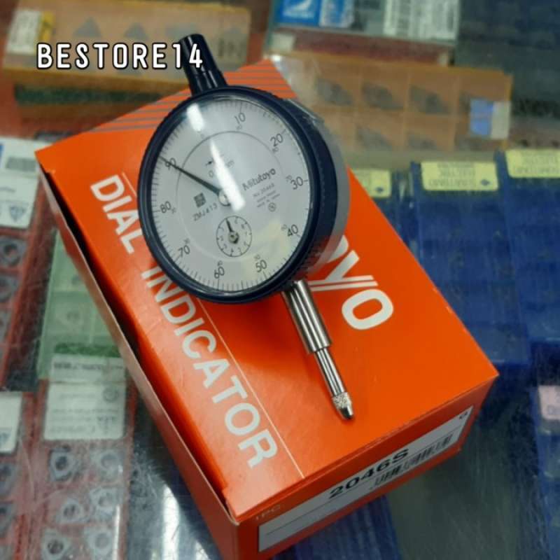 Promo Dial Indicator 2046S Dial Gauge 10 Mm Mitutoyo Original Stok
