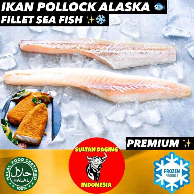 Promo IKAN POLLOCK ALASKA FILLET 1 KG/IKAN POLOK FILLET 1 KG/ SEA FISH