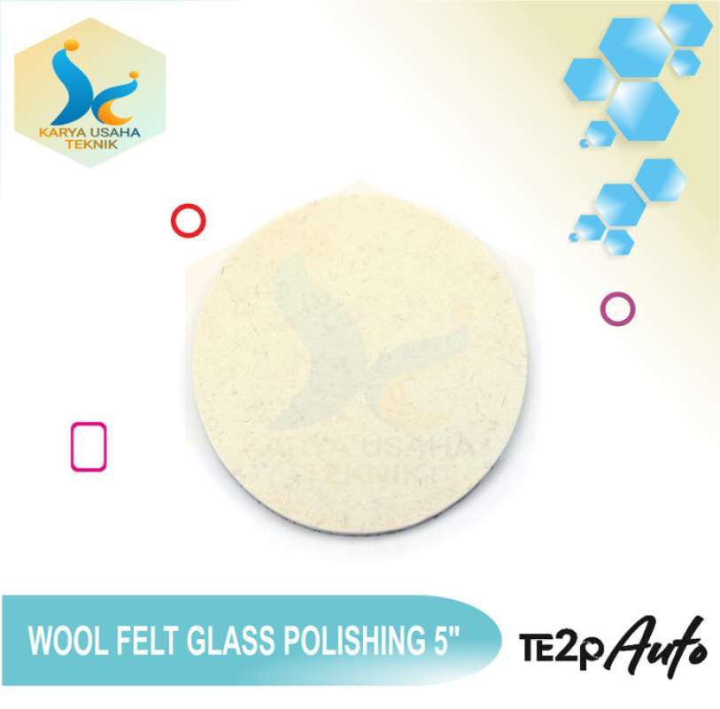 Jual Busa Wool Poles Kaca Mobil 5 Wool Felt Glass Polishing 5 Inch