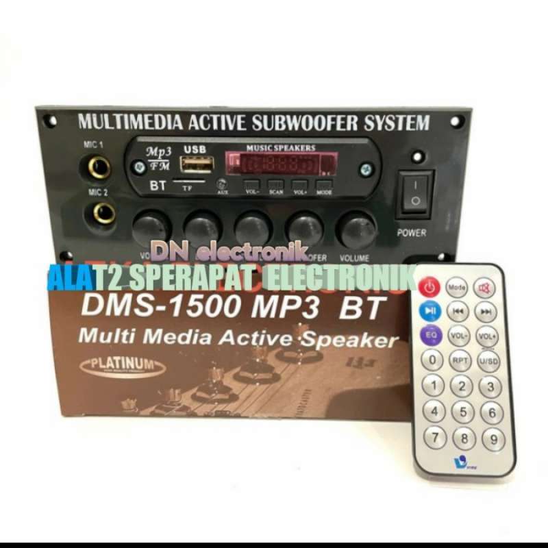 Jual kit power amplifier speaker aktif plus bluetooth dms 1500 di