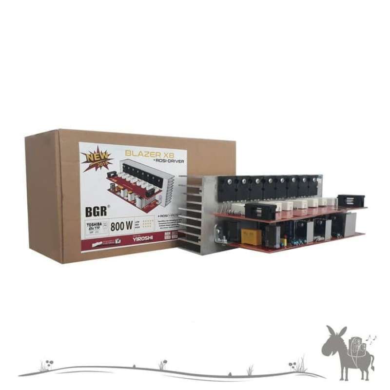 Promo KIT Power Amplifier Mono Blazer X8 ROSI-DRIVER By YIROSHI 800