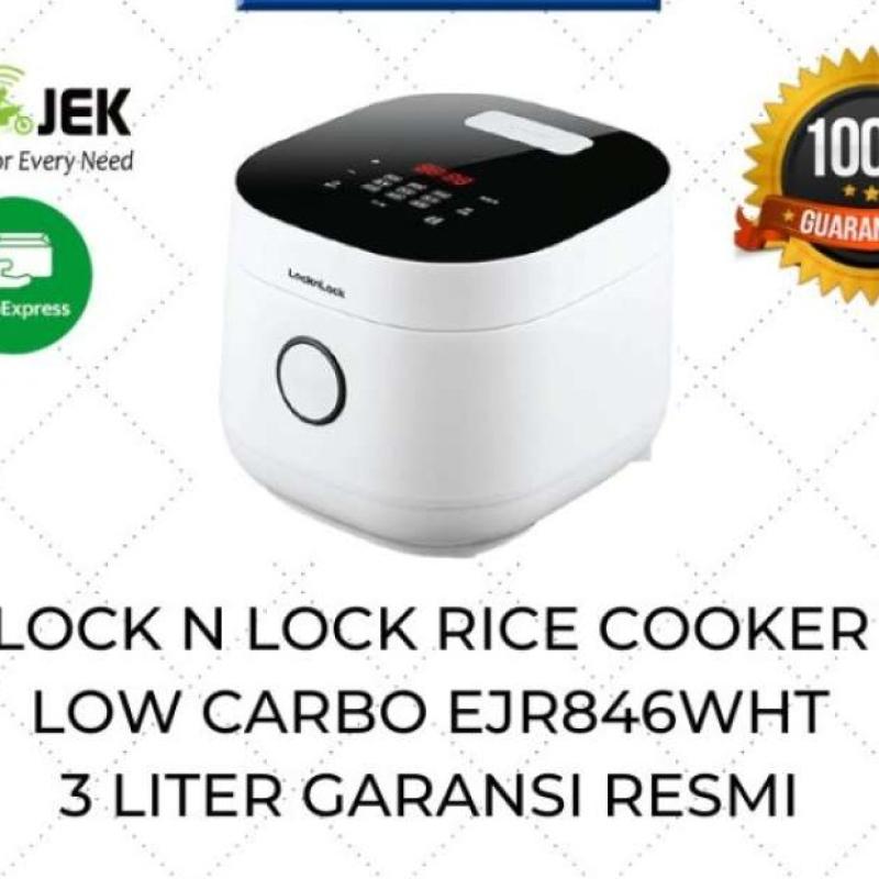 Jual Lock N Lock Rice Cooker Low Carbo Less Sugar Digital 3 Liter Ejr846wht Tanpa Bubble Di