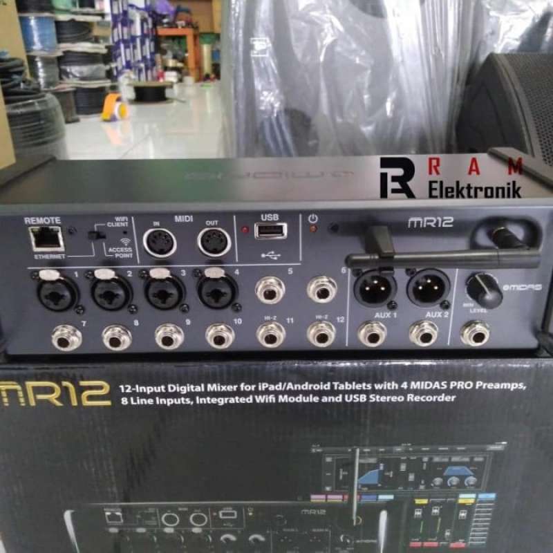 Jual Mixer Digital Midas Mr12 Original Garansi Resmi Gracia Di Seller
