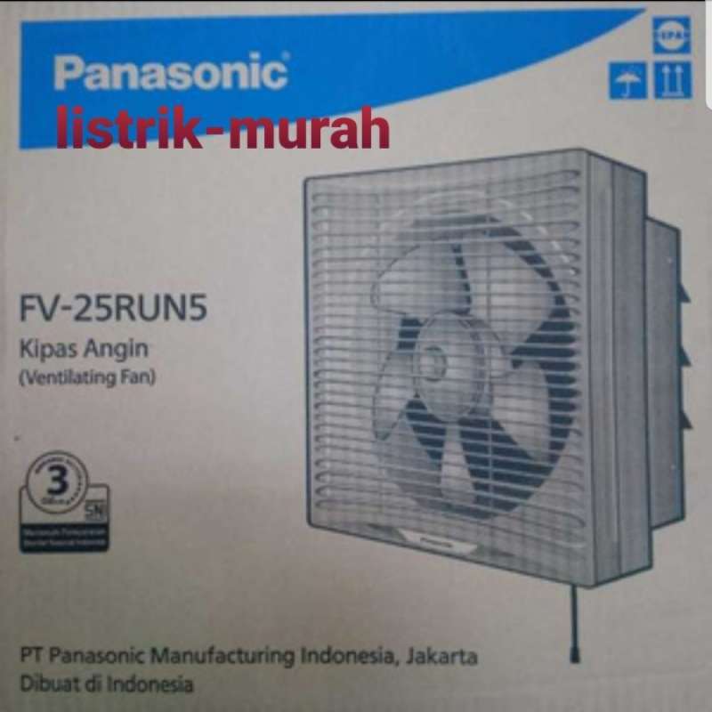Jual Panasonic FV25RUN 25 RUN Exhaust Fan / Ventilation Fan 10 Dinding