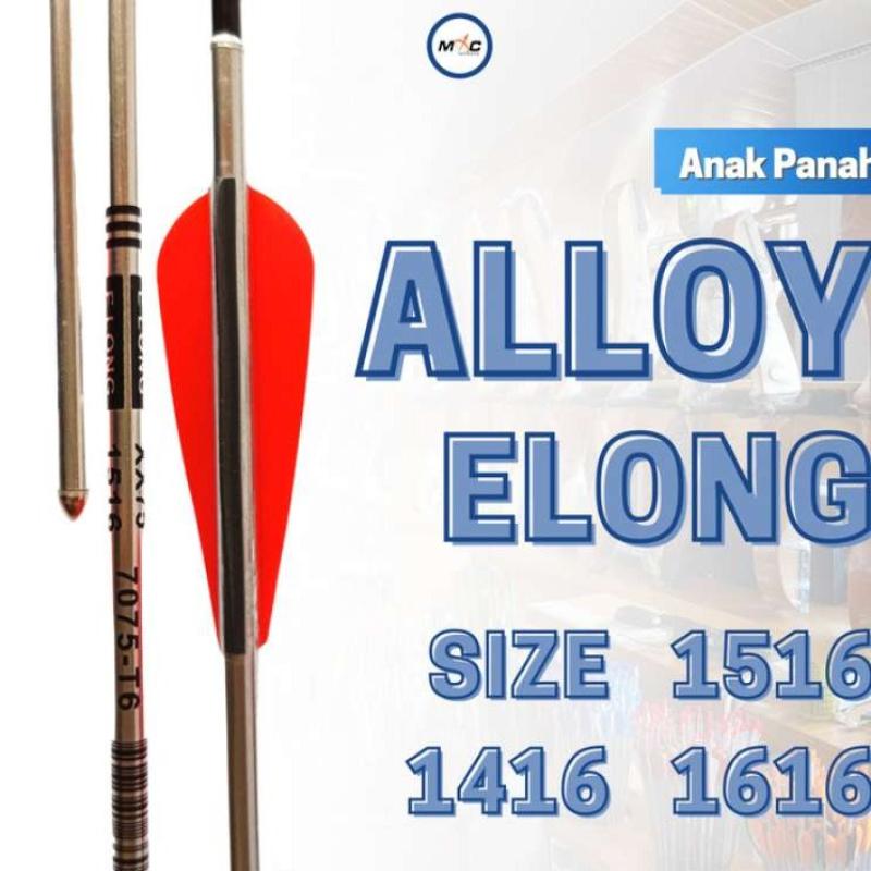 Promo ARROW ELONG ALUMUNIUM BLACK ALOY ELONG ANAK PANAH BUSUR PANAHAN