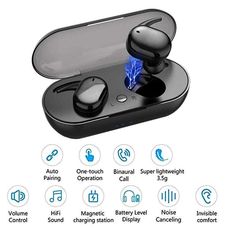 Promo Y30 Bluetooth Headset TWS Sports Outdoor Bluetooth 5.0 Langsung