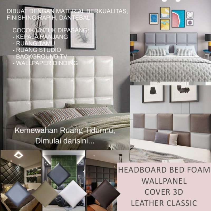 Jual OSCAR PREMIUM Headboard Bed Wall Panel Kedap Suara/Wall Foam