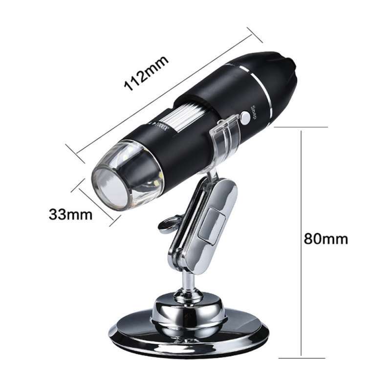 Promo Digital Microscope Camera1600x 3in1 Type-c Usb Portable 3 In 1 ...