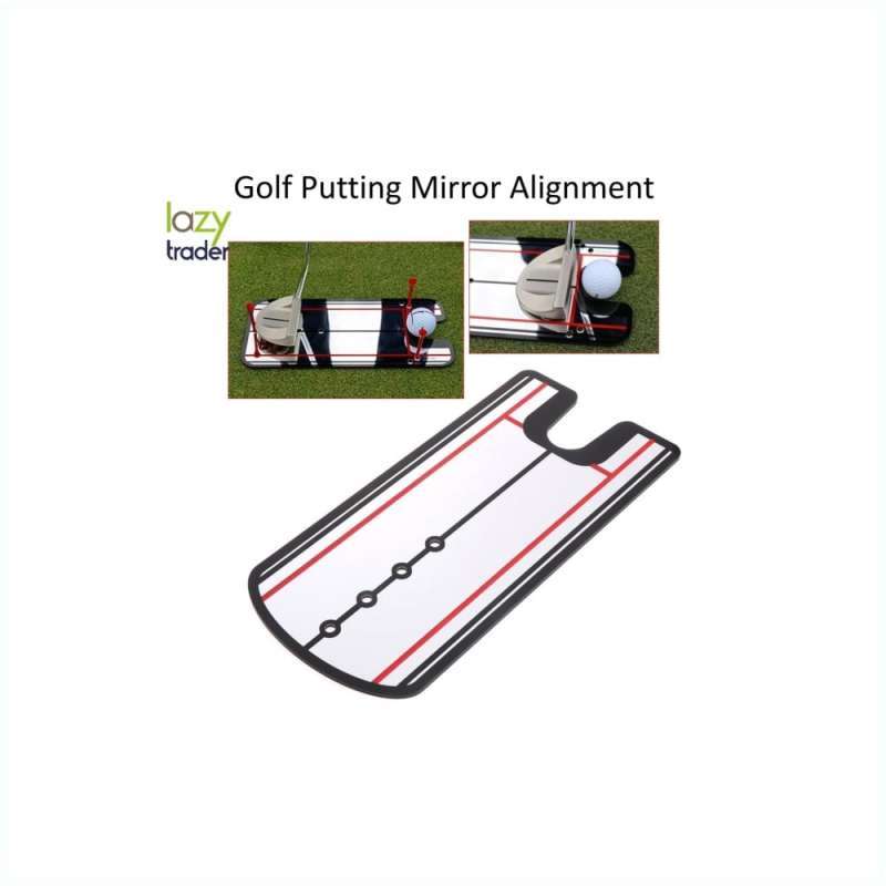 Jual Golf Putting Mirror Training Eye Alignment Line Kaca Latihan
