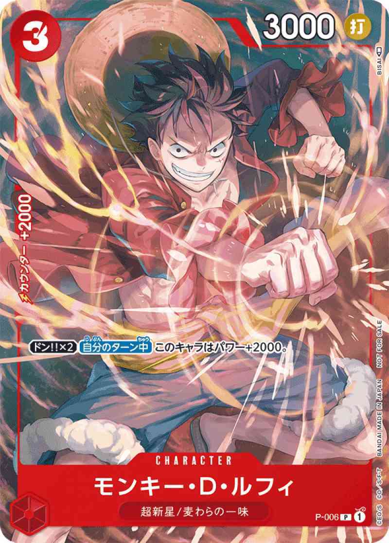 One Piece Anime One Piece Card Game - Monkey D. Luffy P-061 PROMO