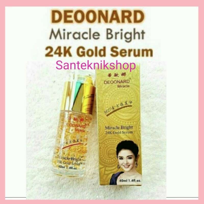 Jual Serum Miracle Bright 24k Deoonard Gold di Seller Alfa Healthy