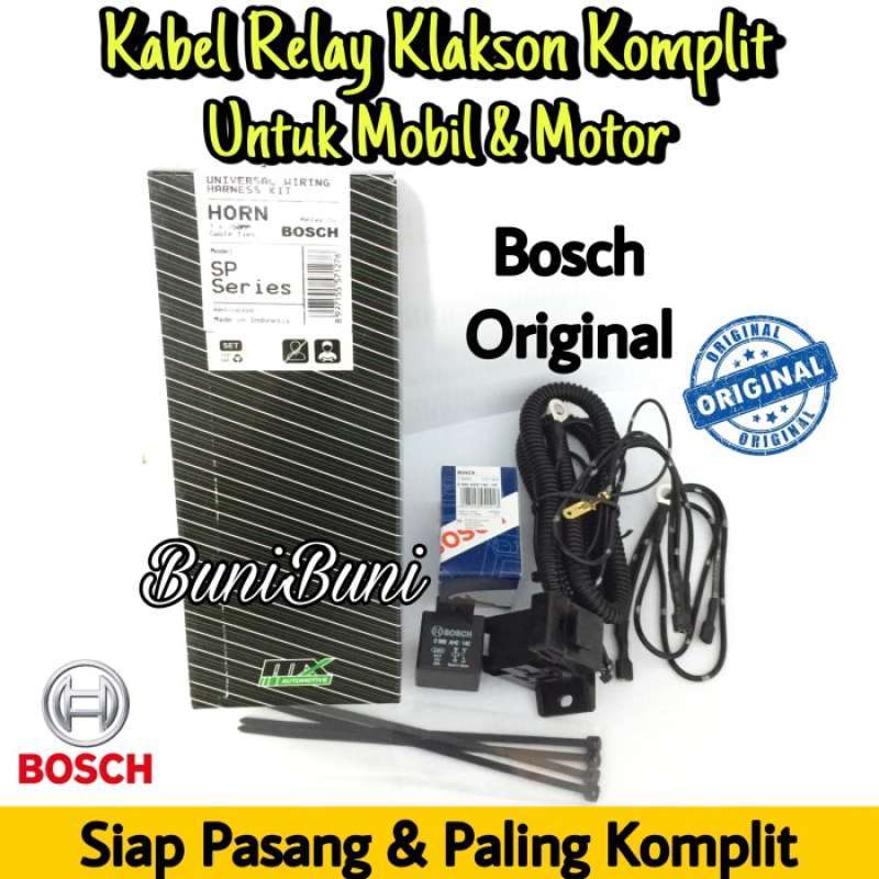 Jual Kabel Relay Set Klakson Bosch Komplit Untuk Mobil Motor Original