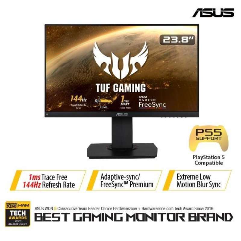 Jual Asus Tuf Gaming Vg249q Gaming Monitor 23.8 Full Hd, 144hz, Ips ...