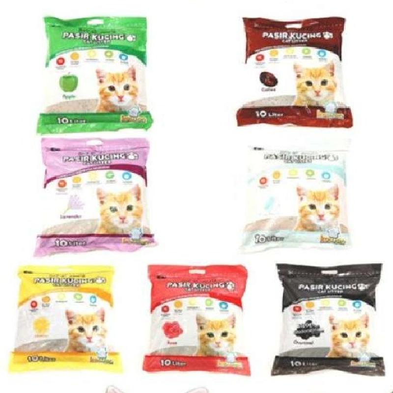Jual Pasir Kucing Gumpal Wangi Kawan 10 Liter Cat Litter Bentonite Cat Sand di Seller DENTA PET