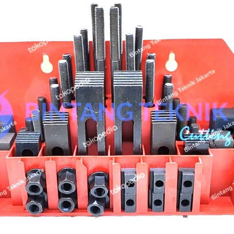 Promo CLAMPING KIT M16 , CLAMPING NUT M16 MILLING TABLE Diskon 9 di
