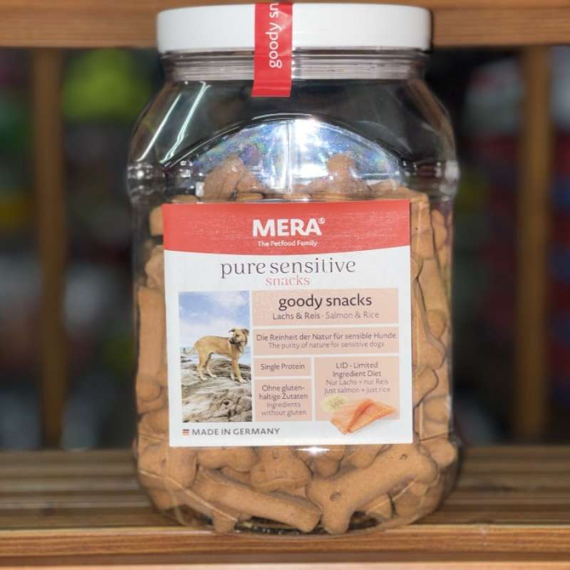 Jual Mera Pure Sensitive Snacks Salmon & Rice 600g di Seller Enigma ...