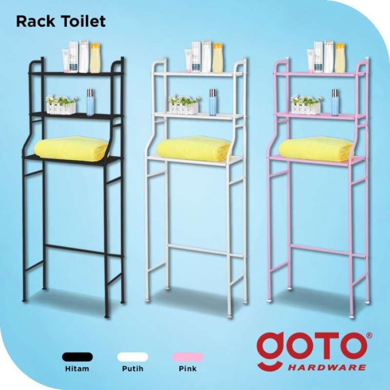 Promo Rak Toilet Organizer WC Tissue Sabun Kloset Kamar Mandi - Putih ...