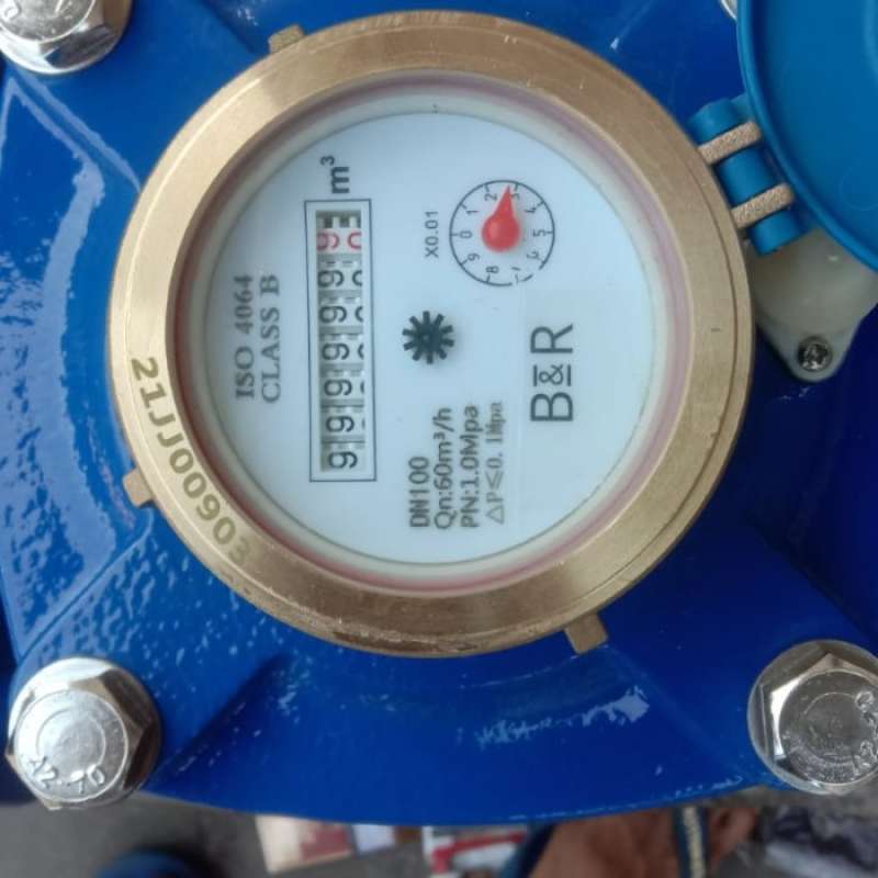 Jual Water Meter B&R Size 2 inch Dn 50 MM-Meteran Air BR Murah di ...